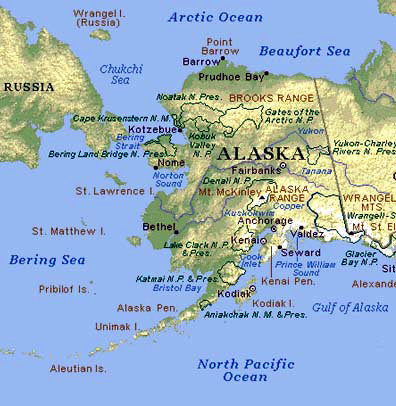map of alaska with cities and towns. Palin's Mysterious Trade Missions. Map of