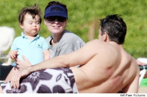 Sarah Palin with her husband Todd Palin and family on vacation in Hawaii.